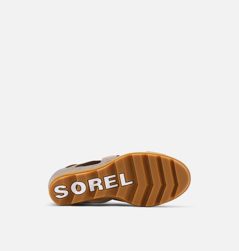 Sorel Joanie™ II Strap Wedge - Womens Sandals Brown - 821659FOQ